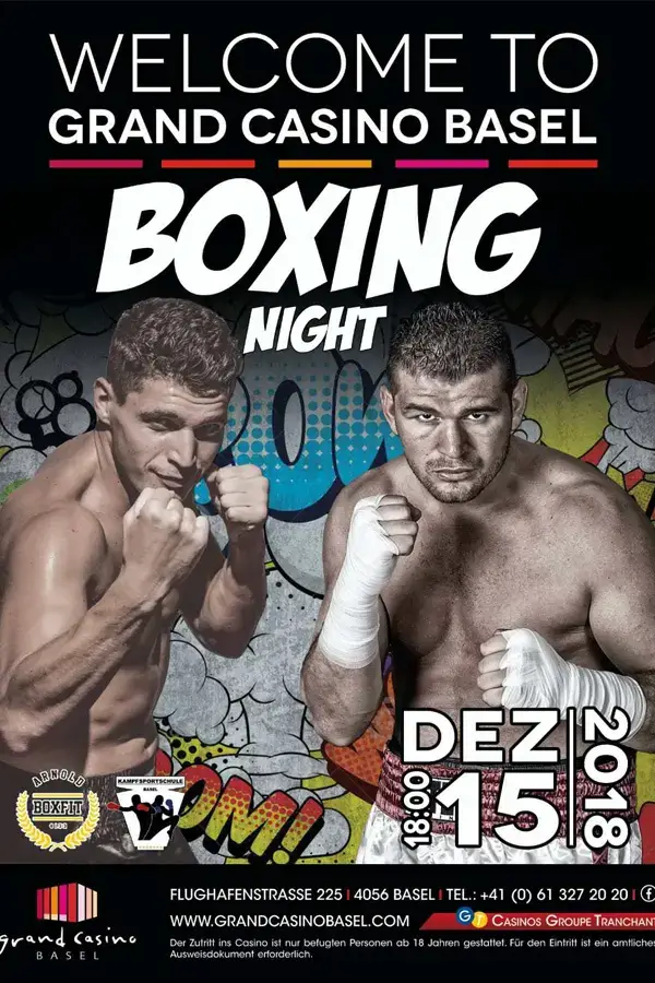 Boxevents A Night of Boxing IV Plakat 15.12.2018