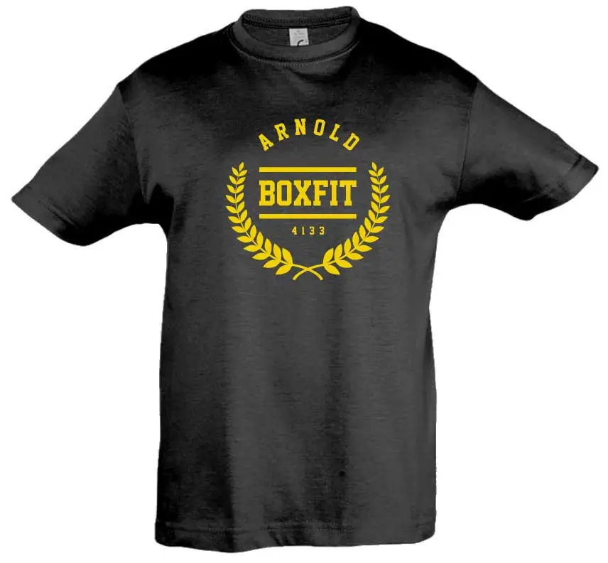 Fanartikel Arnold BoxFit – Kinder-T-Shirt mit gelbem Clublogo